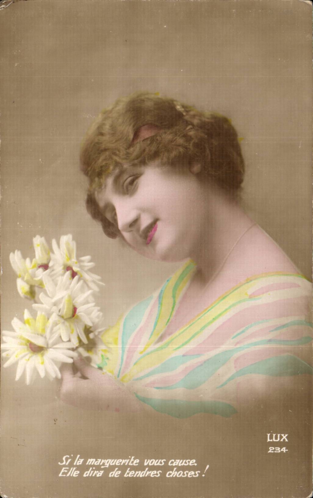 CPA FAntaisie Femme