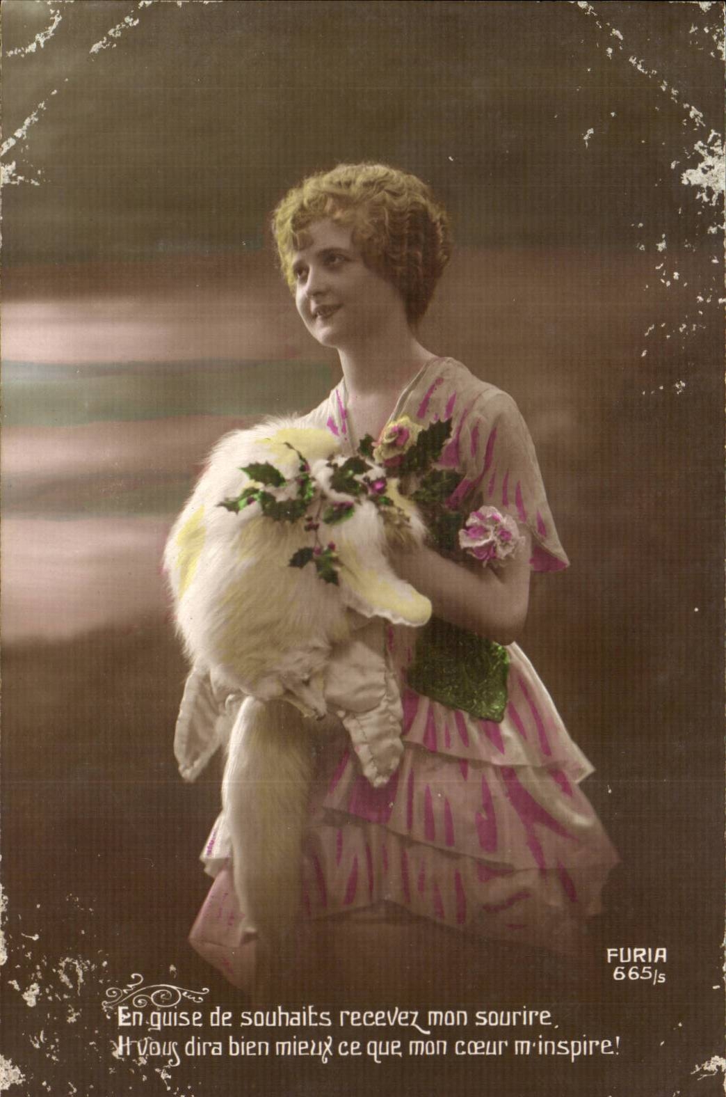 CPA FAntaisie Femme