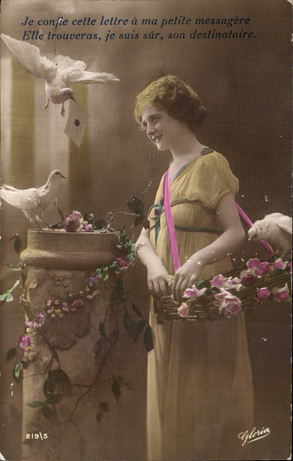 CPA FAntaisie Femme Colombes