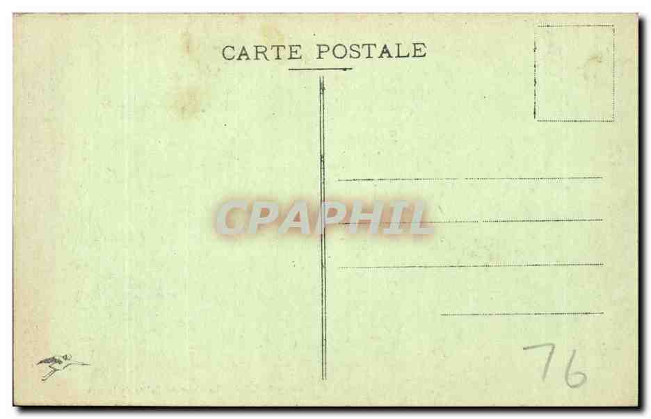 Rouen CPA La cour du palais de justice — Rückseite