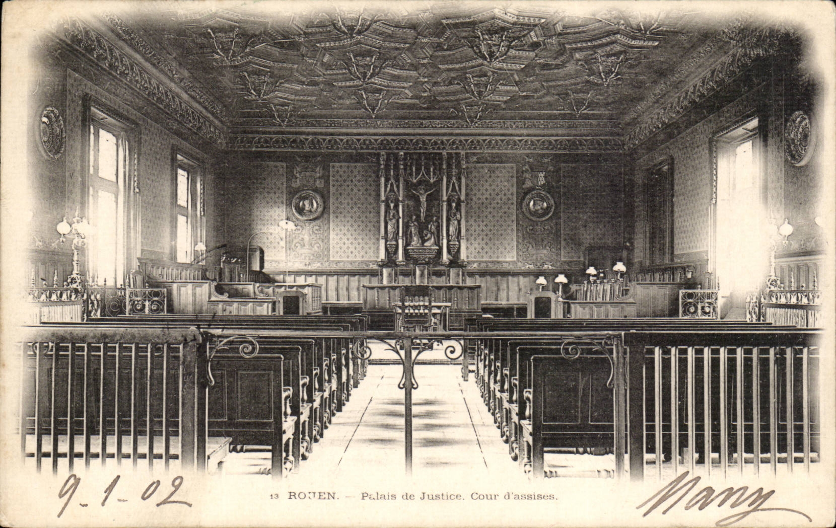Rouen CPA Palais de justice Cour d'assises