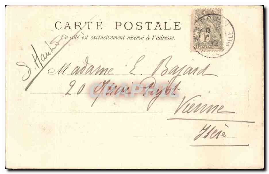 Rouen CPA Palais de justice Cour d'assises — Rückseite