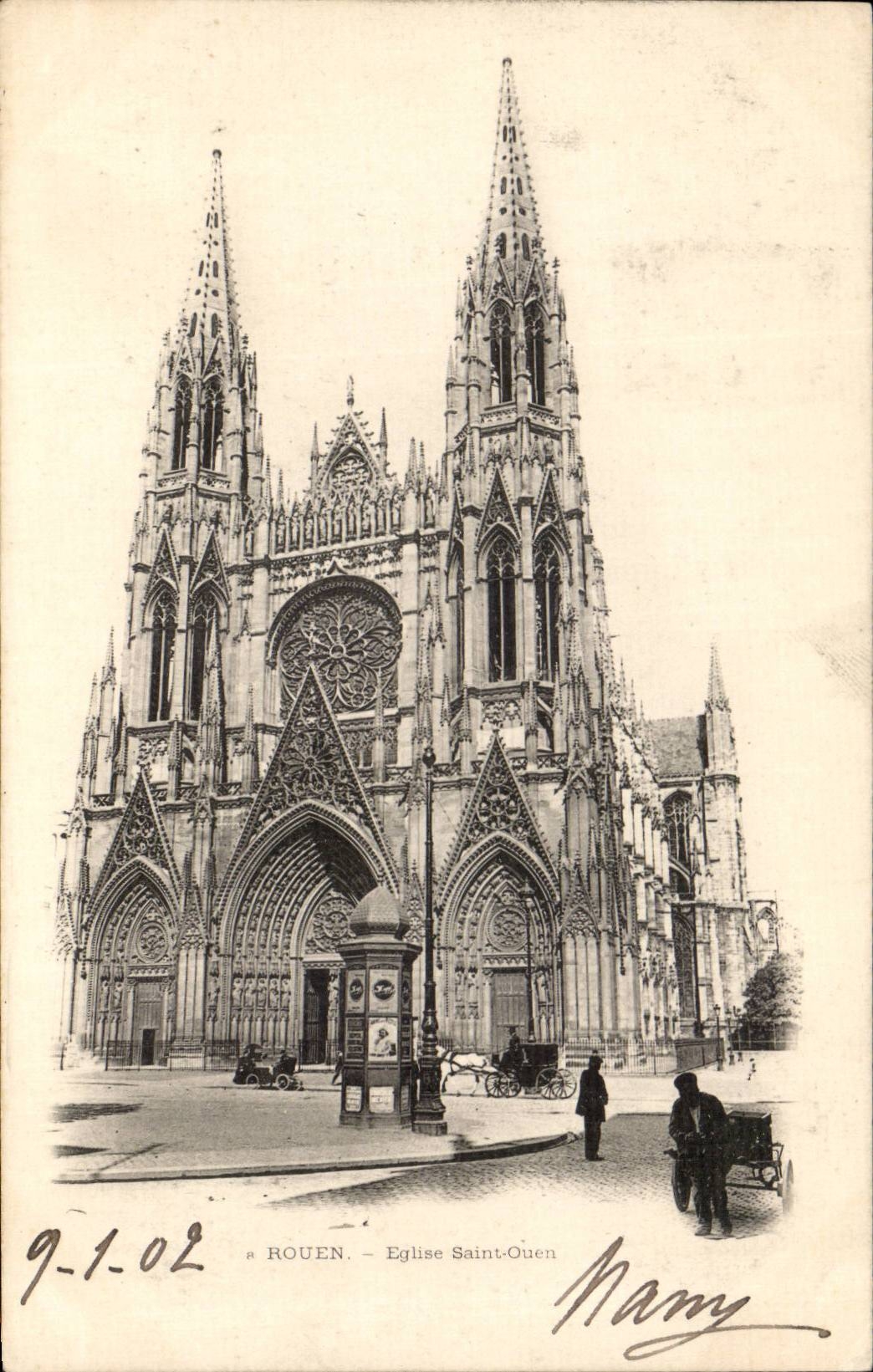 Rouen CPA Eglise Saint ouen
