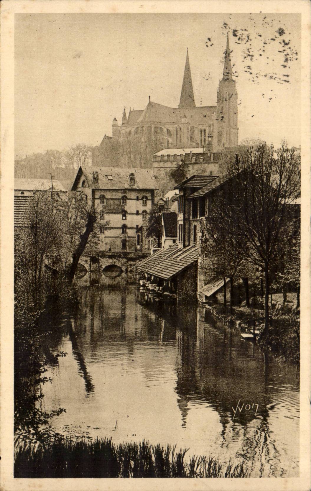 Chartres CPA Les bords de l'Eure