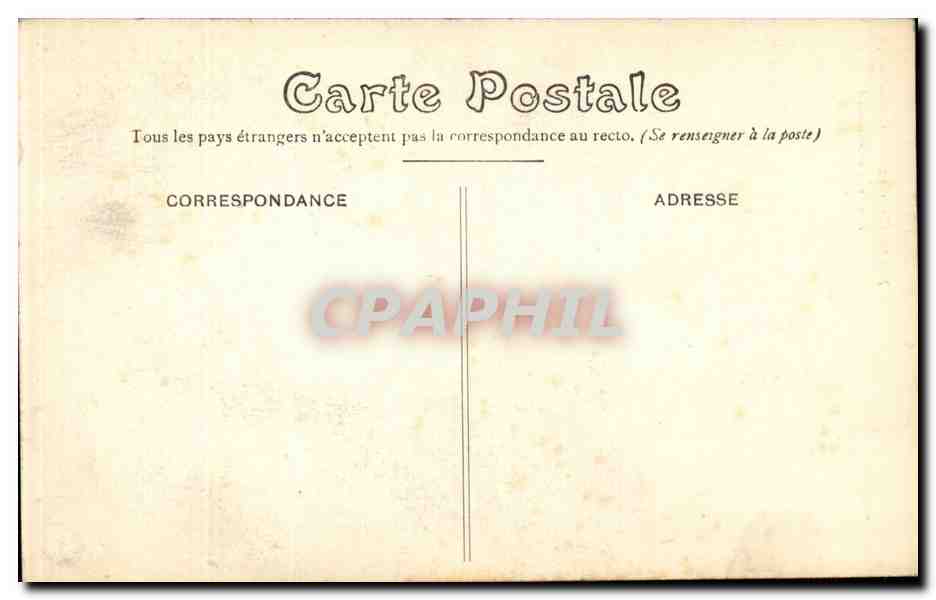 Chartres CPA Cathedrale Tour et portail nord — Verso