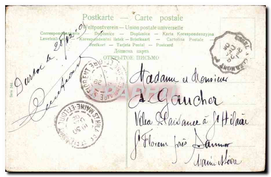 CPA Fantaisie Enfants  — Verso