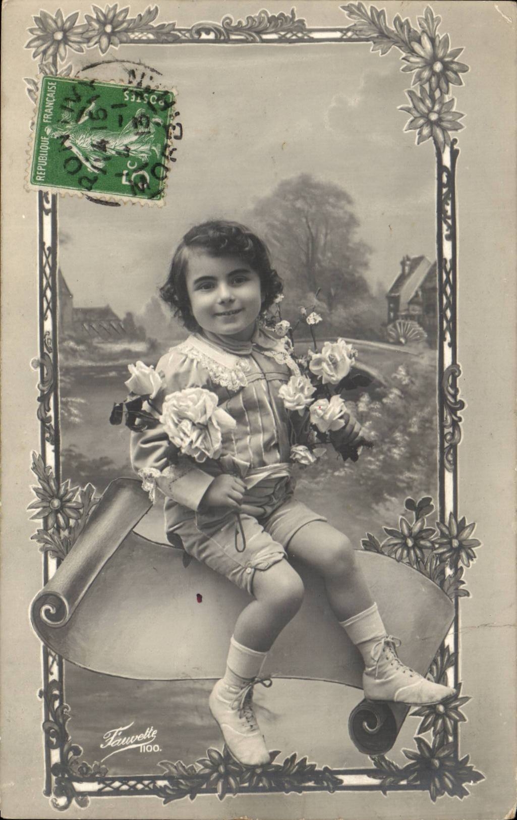 CPA Fantaisie Enfant Garcon
