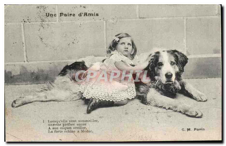 Une Paire d'Amis — Suzette et Médor — C. M. Paris