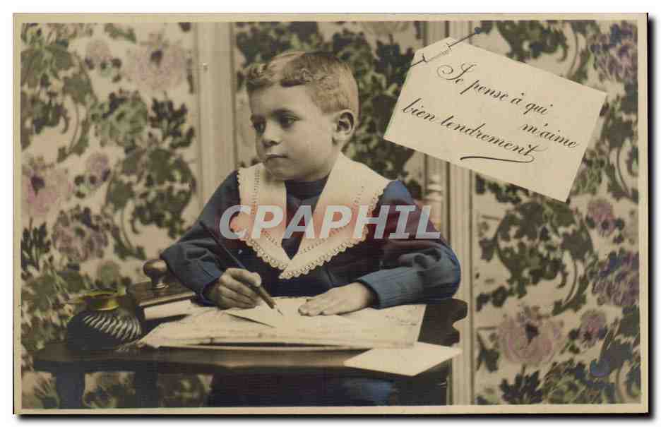 CPA Fantaisie Enfant Garcon