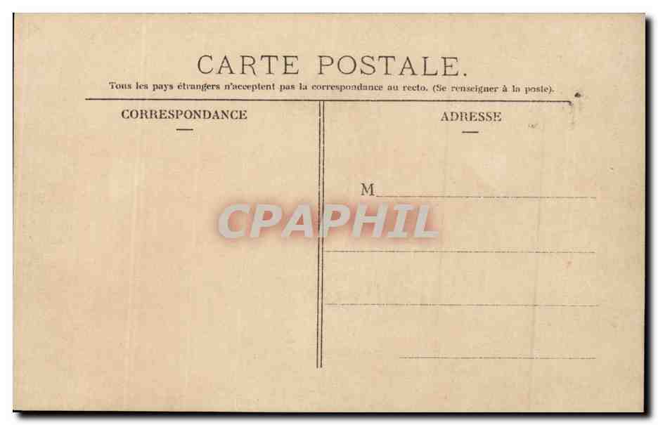 CPA Fantaisie Enfant Garcon — Verso