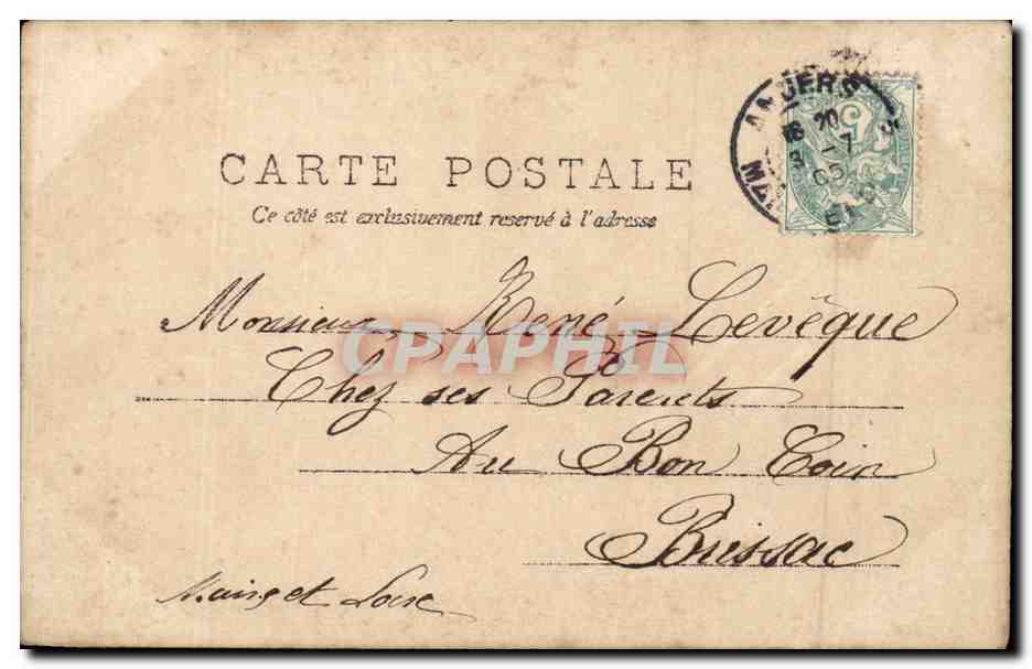 CPA Fantaisie Enfants — Rückseite