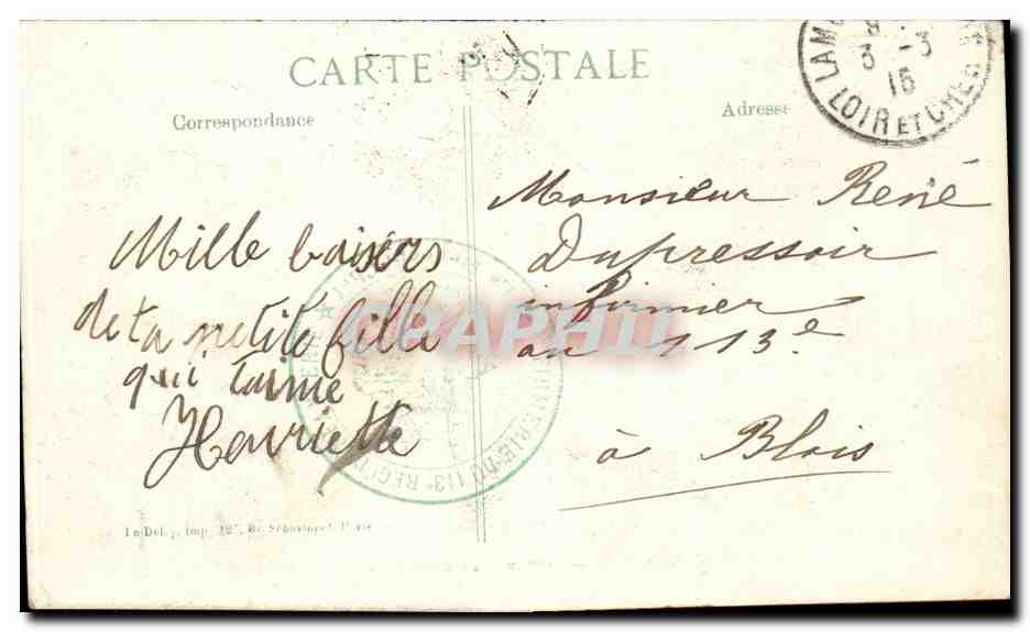 Armée Indiô-Anglaise — Intérieur d'un Camp Indien - Vue Générale — Reverso