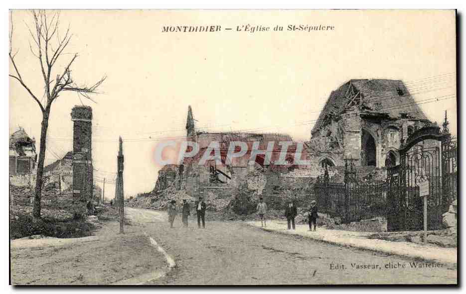 CPA Montdidier L'eglise du St sepulcre