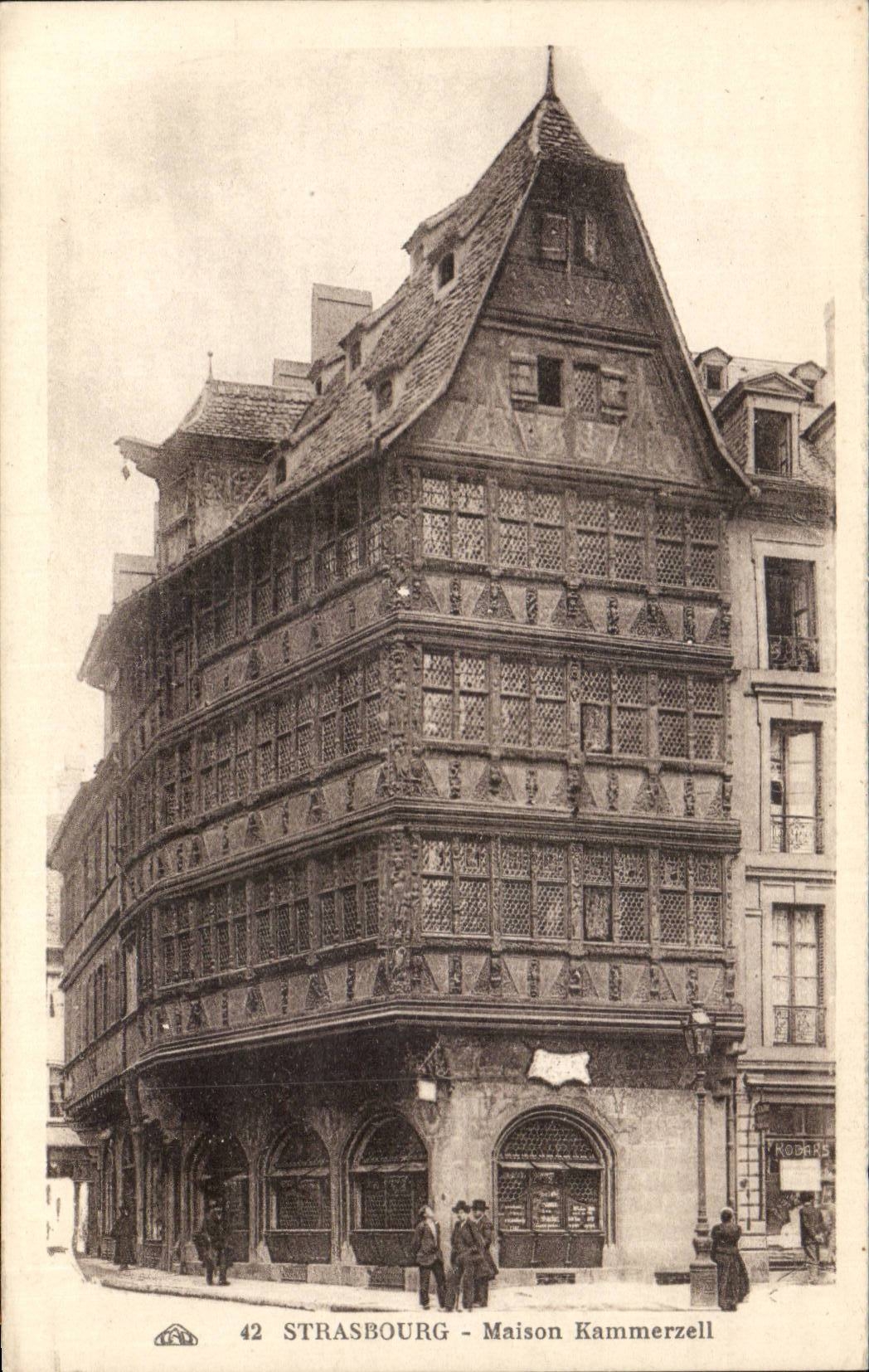 CPA Strasbourg Maison Kammerzell