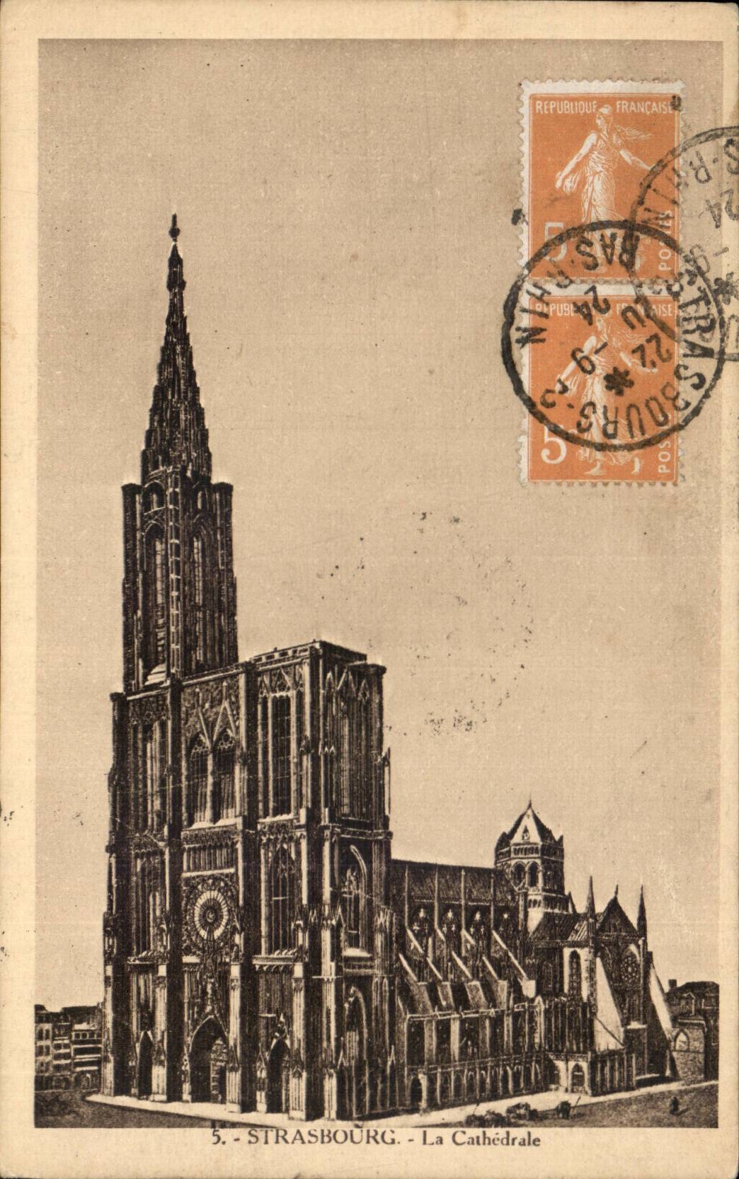 CPA Strasbourg La cathedrale