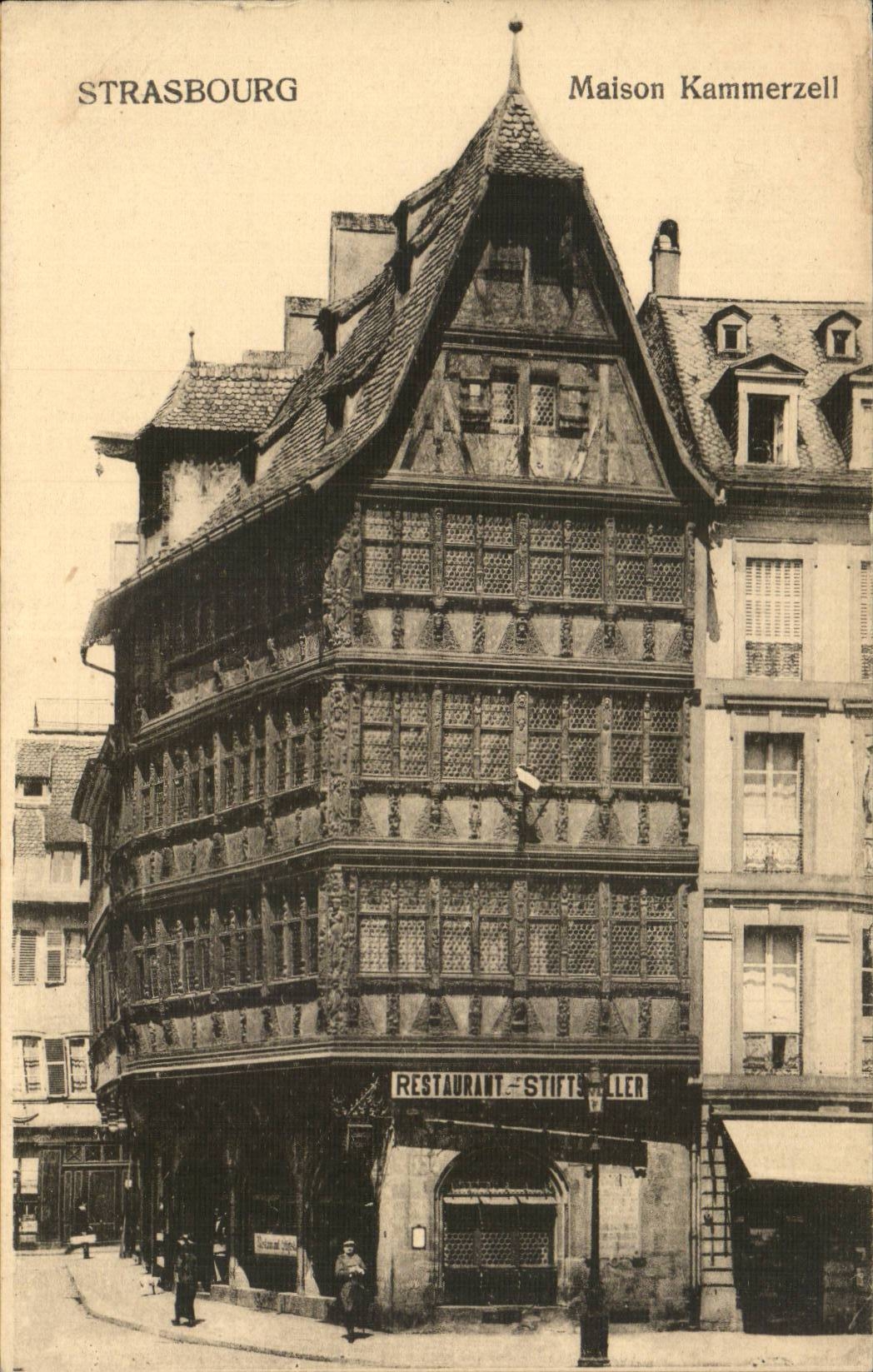 CPA Strasbourg Maison Kammerzell
