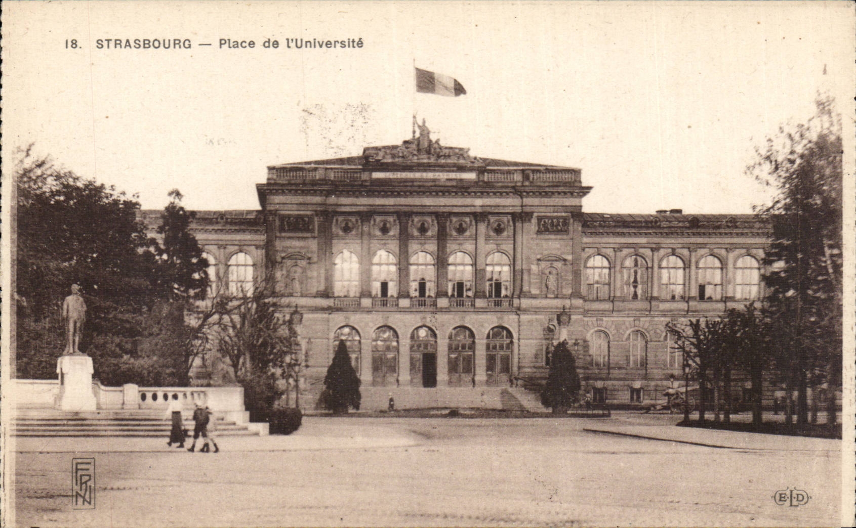 CPA Strasbourg Place de l'universite