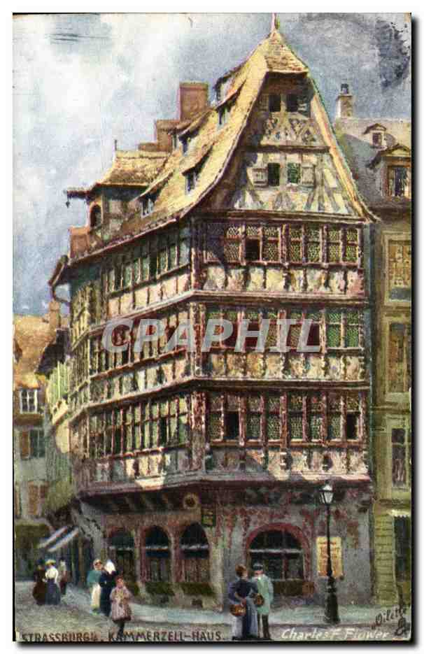CPA Strasbourg Maison Kammerzell