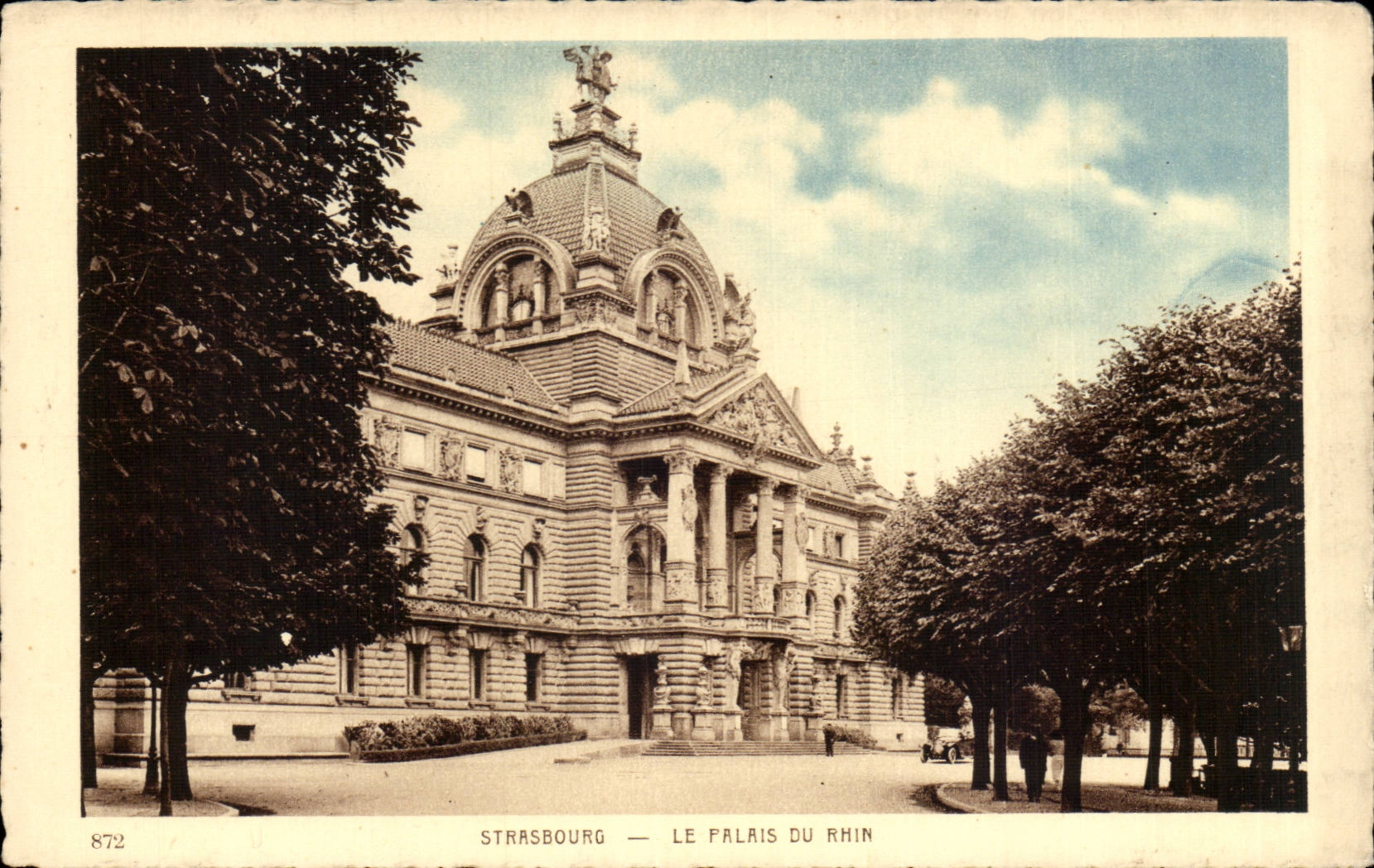 CPA Strasbourg Le palais du Rhin
