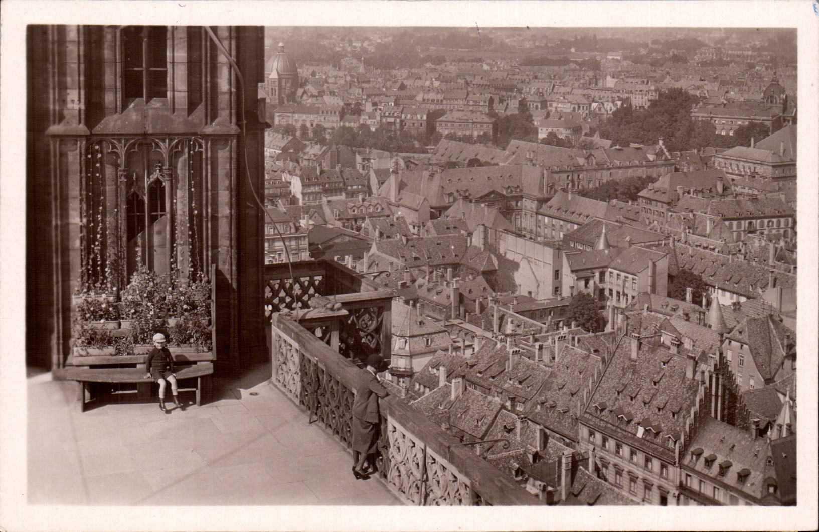 CPA Strasbourg Plateforme de la cathedrale