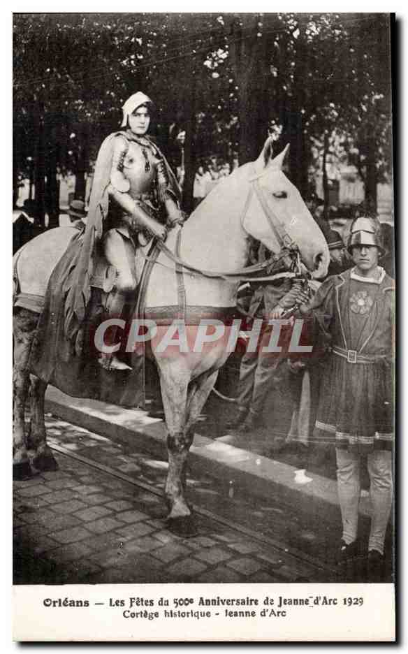 CPA orleans Fetes de Jeanne d'arc 1929 Cortege historique 