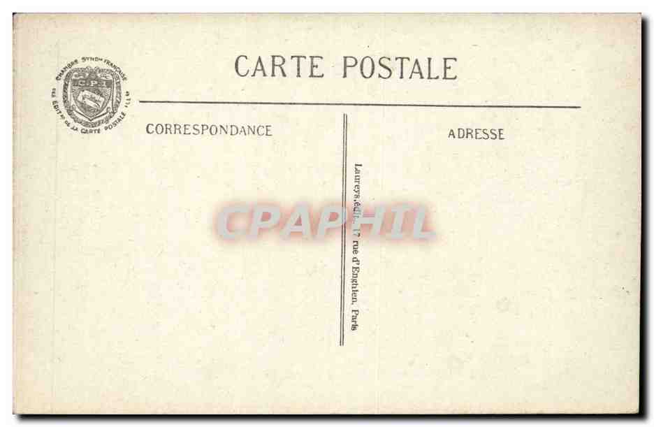 CPA 14 juillet le defile des Ecossais place de l'Opera Paris Militaria Scottish troopes Ecosse Scotland — Rückseite