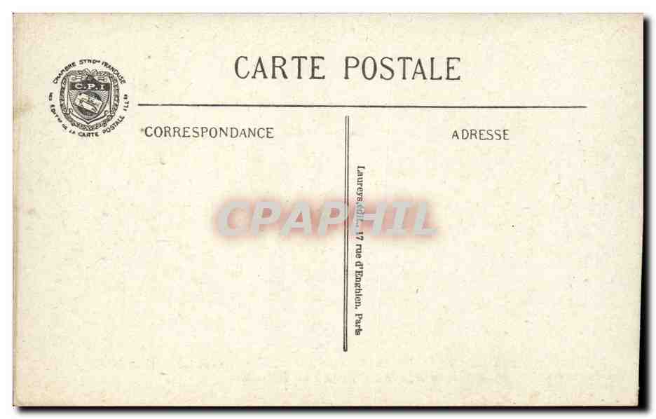 Marche des Poilus à Paris — 14 juillet 1916 — Éditée par L'Actualité par la Carte Postale (n° 962) — Verso