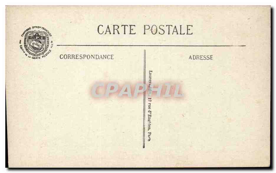 CPA 14 juillet Les artilleurs francais a la Concorde Paris Militaria CAnon de 75 — Rückseite