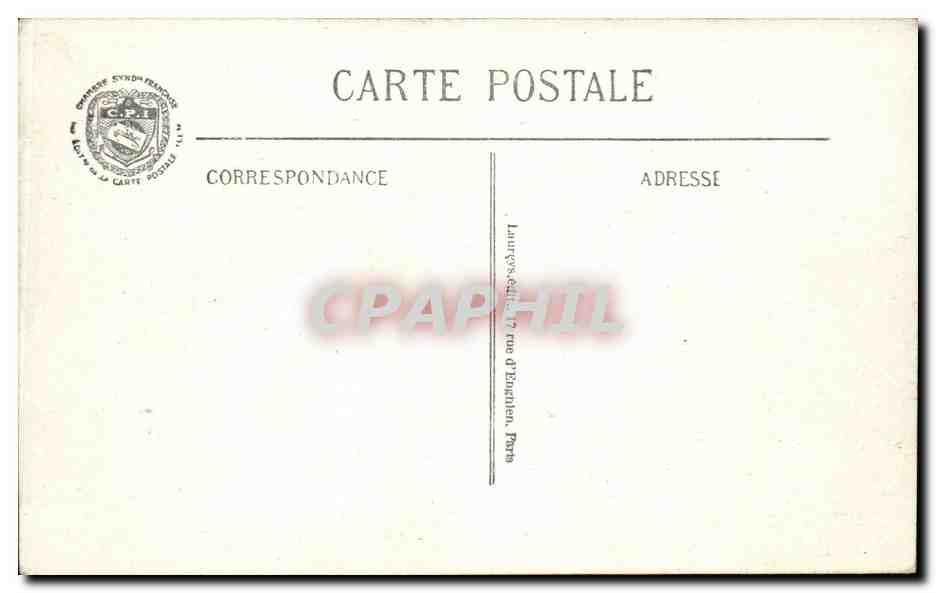 CPA 14 juillet La musique anglaise devant la tribune officielle Paris Militaria  — Rückseite