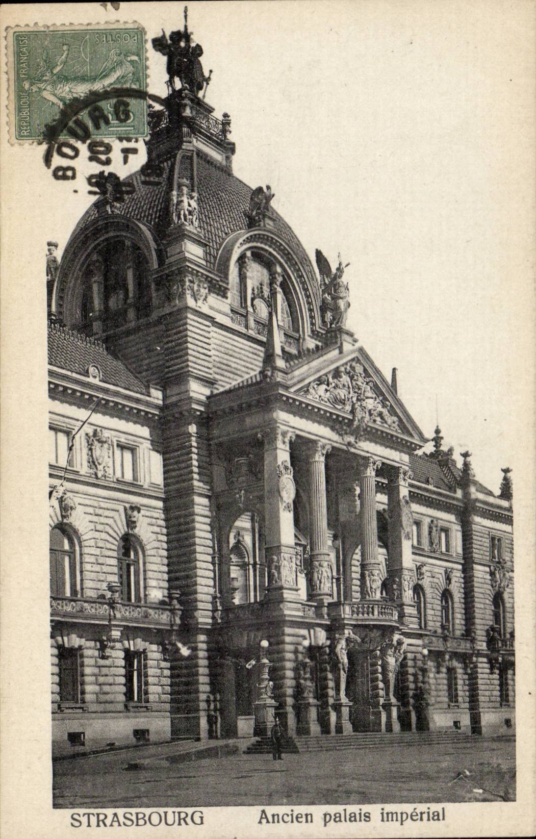 CPA Strasbourg Ancien palais imperial