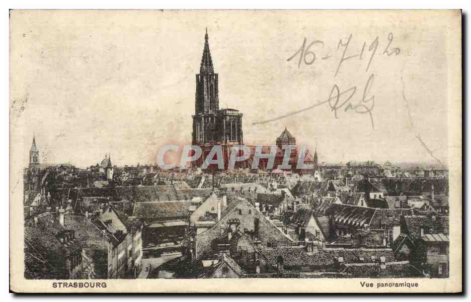 CPA Strasbourg Vue panoramique
