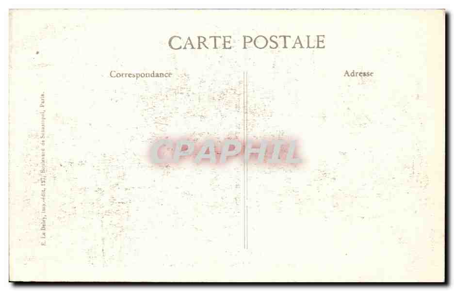 Explosion de Saint-Denis, 4 Mars 1916 — Dans le voisinage — Visé, Paris — Verso