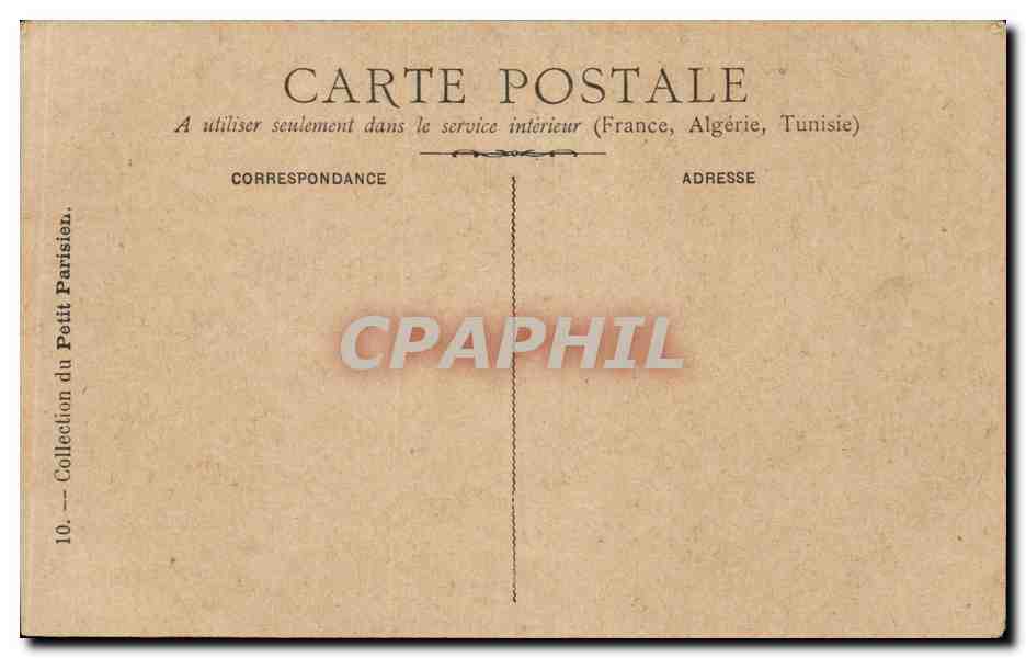 CPA Fantaisie Femme L'eventail Louis XV — Rückseite