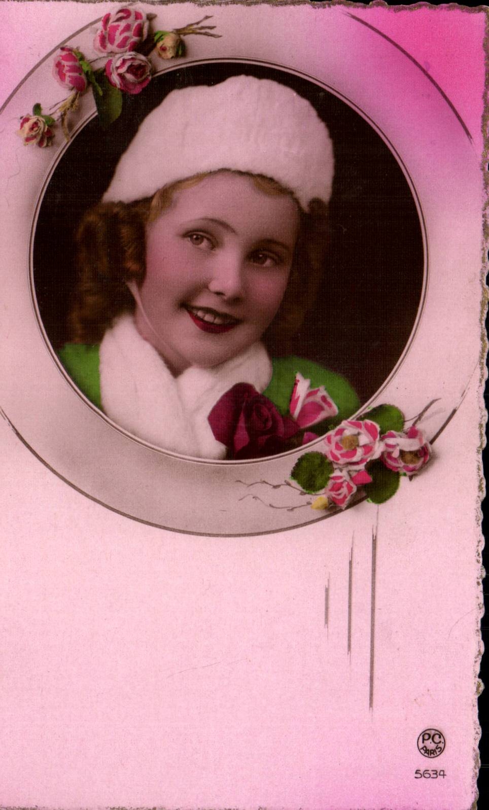 CPA Fantaisie Femme
