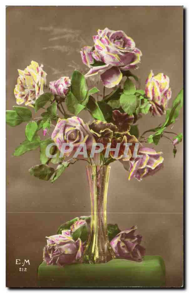 CPA Fantaisie Fleurs 