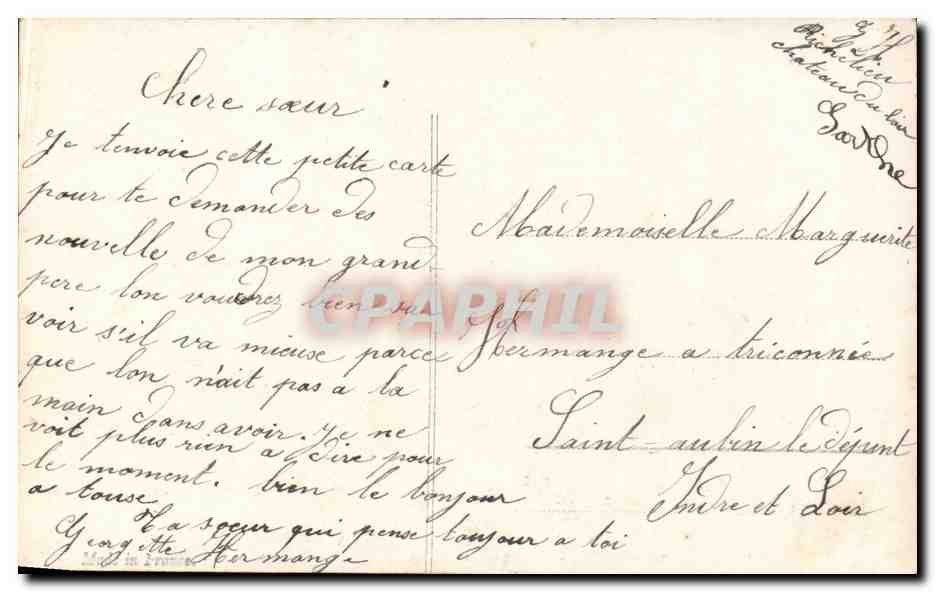 CPA Fantaisie Femme Ange Angel — Rückseite