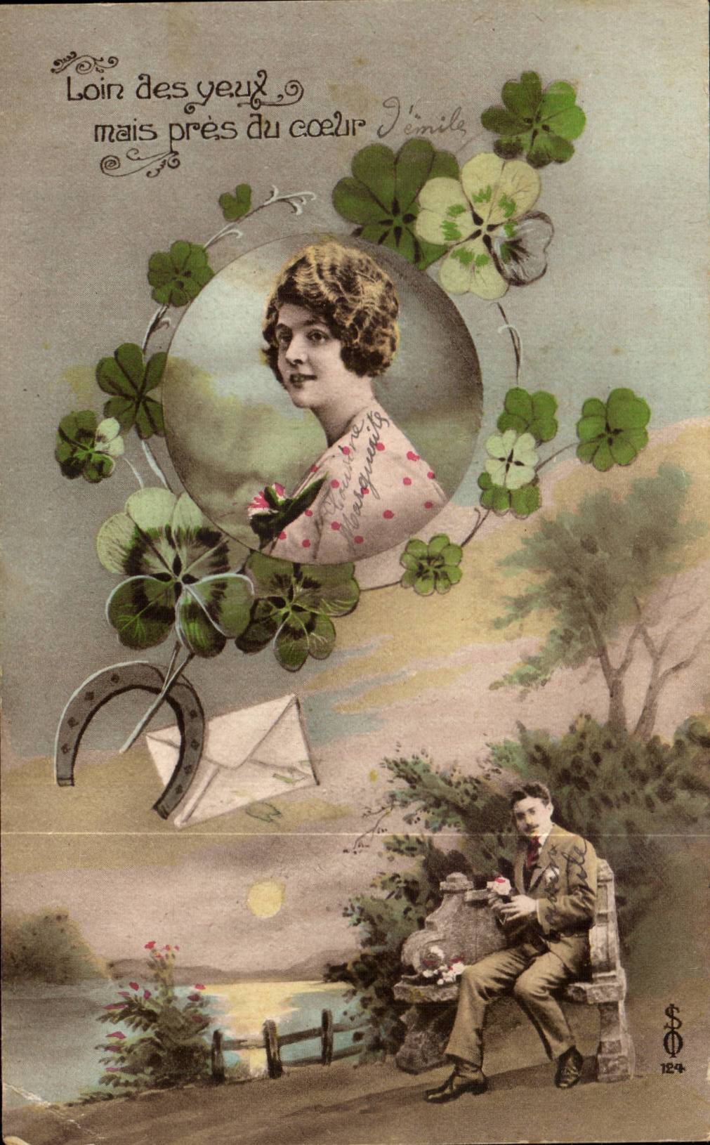 CPA Fantaisie Femme 