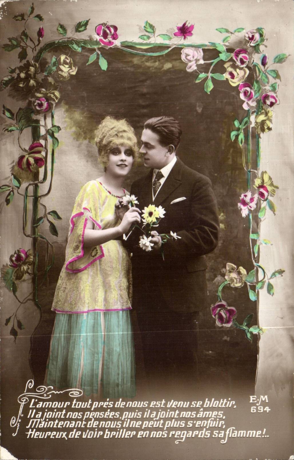 Amour — poème romantique — E.M. 694