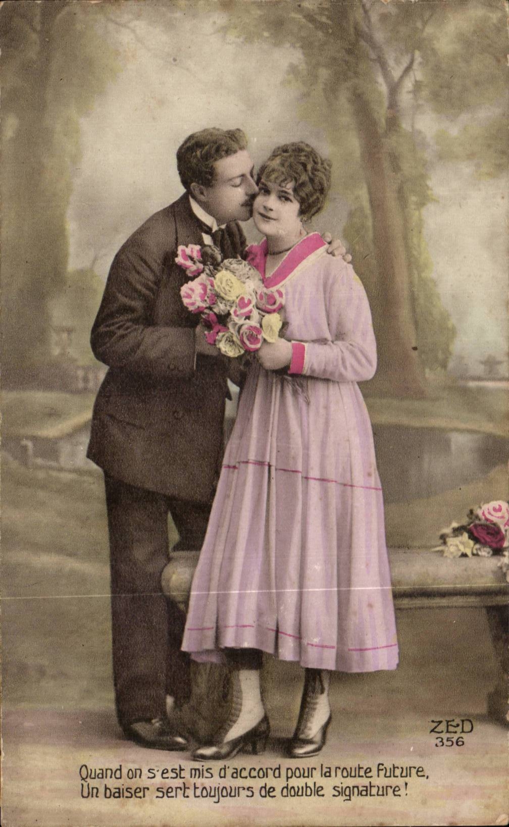 Couple amoureux — scène romantique — ZED 356
