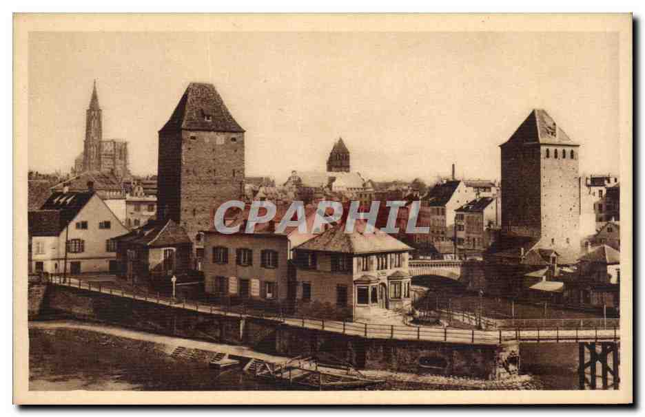CPA Strasbourg Ponts couverts