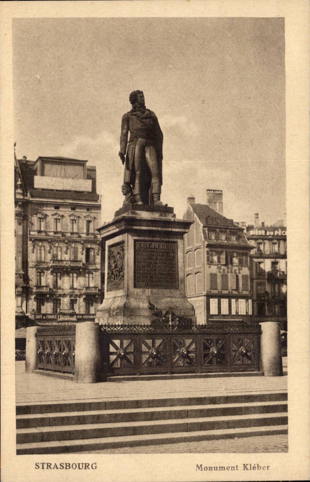 CPA Strasbourg Monument Kleber
