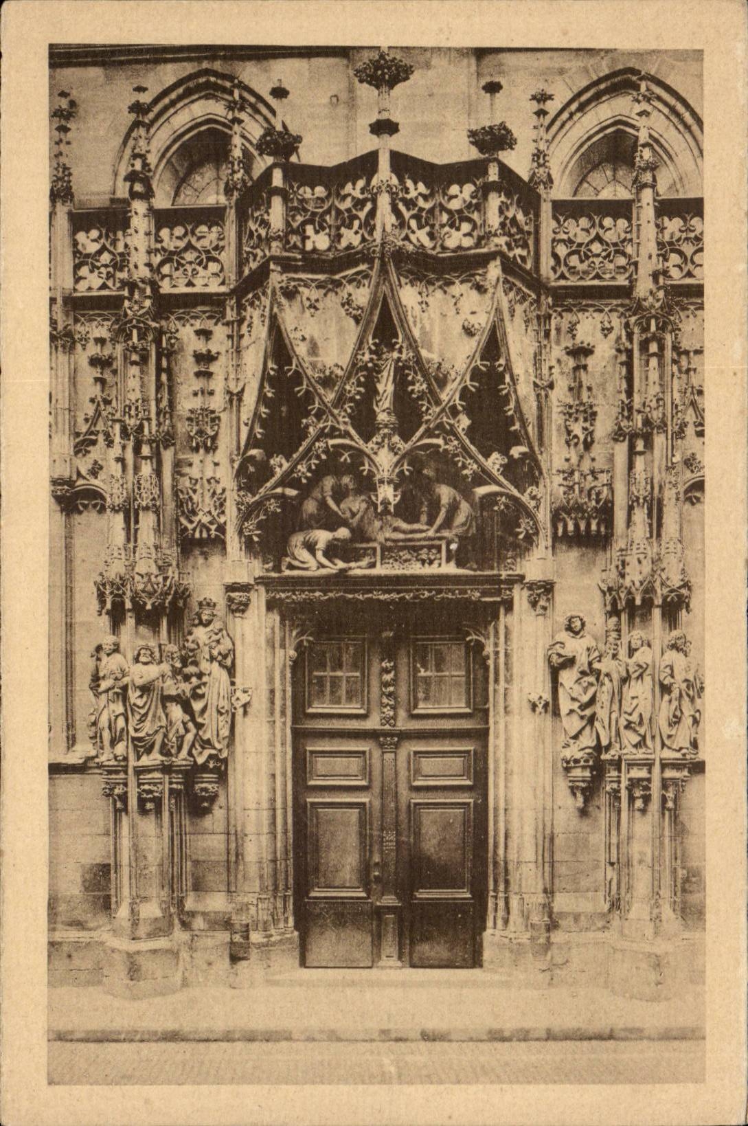 CPA Strasbourg Portail St laurent Cathedrale 