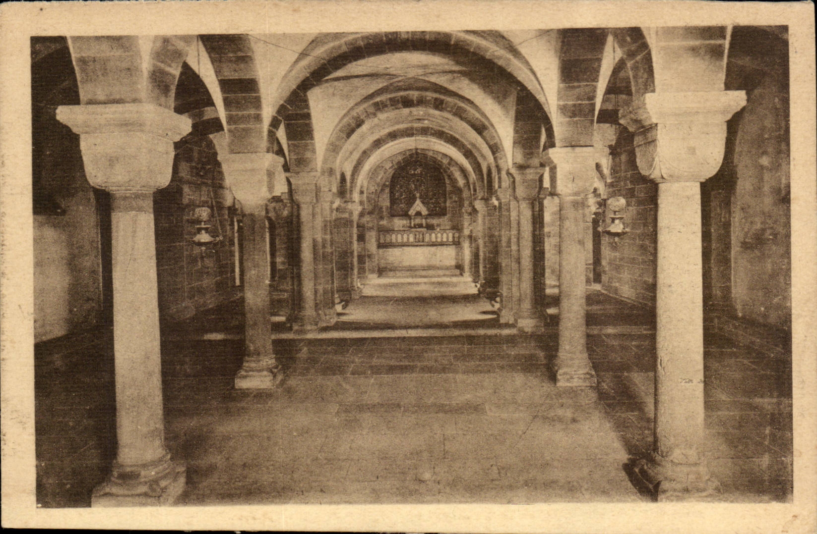 CPA Strasbourg Cathedrale Crypte