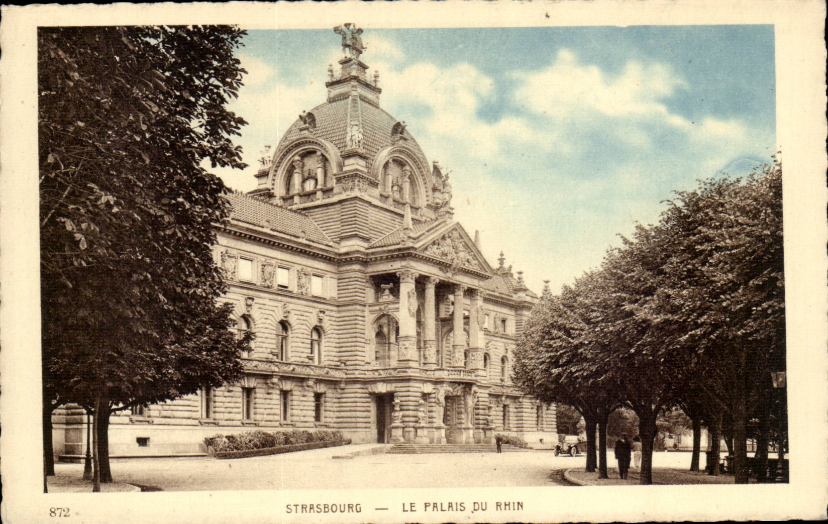 CPA Strasbourg Palais du Rhin