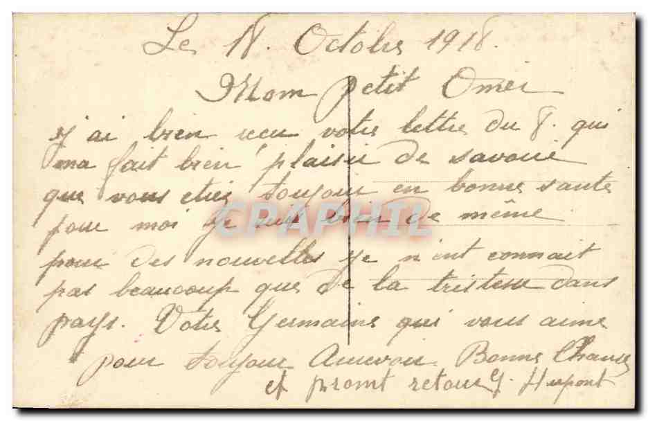 CPA Fantaisie Fleurs Bonjour de Noyant — Verso