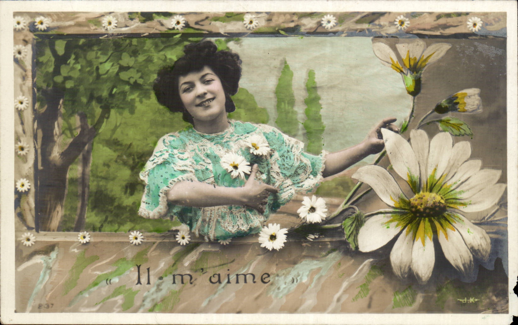 CPA Fantaisie Femme