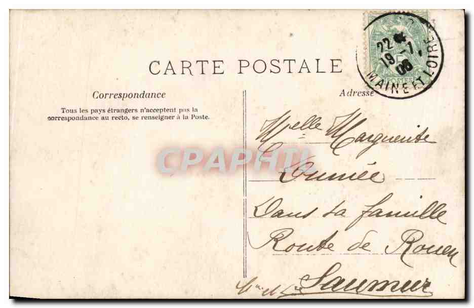 Donna circondata da fiori — J.L.C. n°1043 — Verso