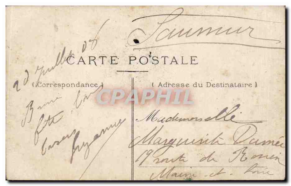 CPA Fantaisie Enfant Doux souvenir  — Rückseite