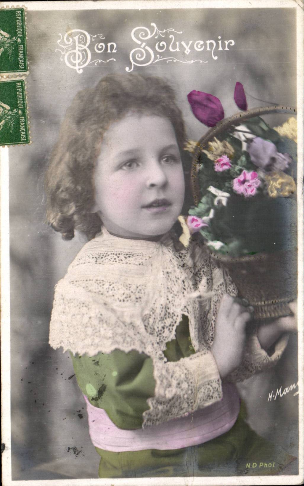 CPA Fantaisie Enfant Doux souvenir 