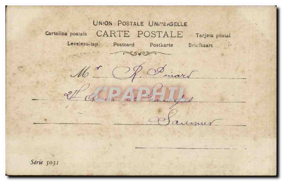 Garçons d'honneur — femme en costume masculin — Waléry, Paris, S.I.P. — Rückseite